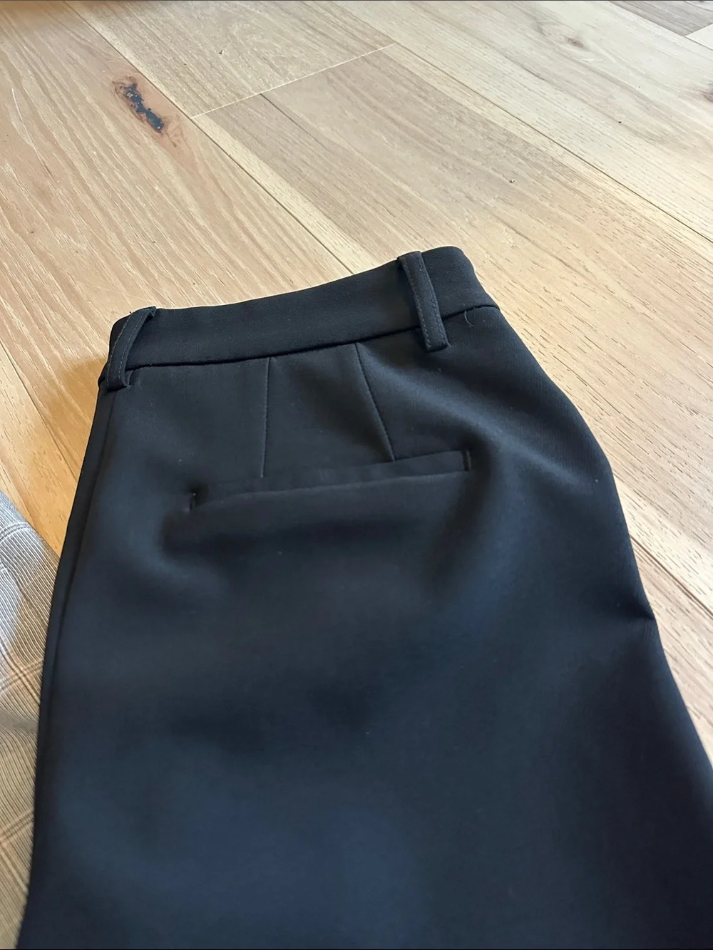 Express 3-Pair Women's Dress Pants — Black & Gray Plaid - Picture 4 of 11